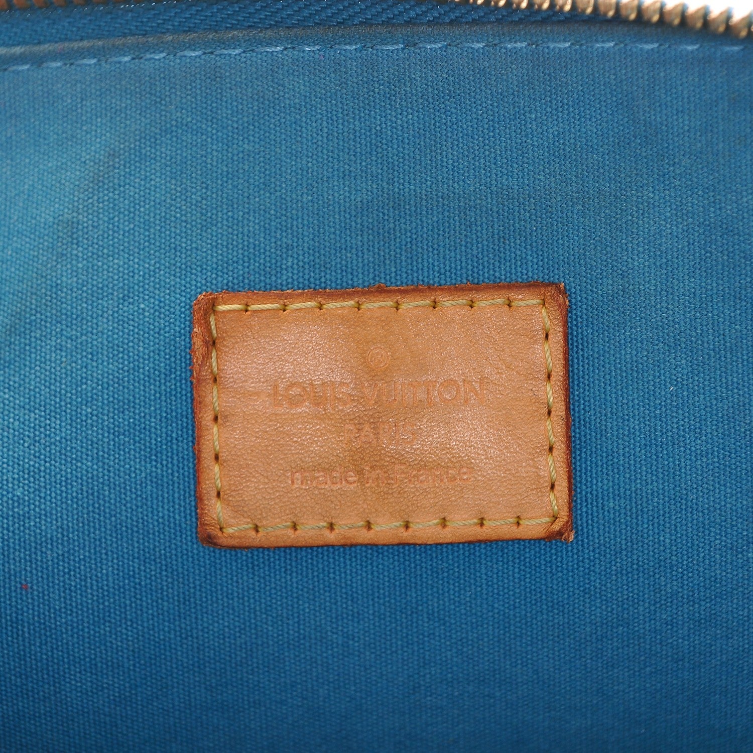 Louis Vuitton Vernis Alma GM Blue Galactic 6 of 8