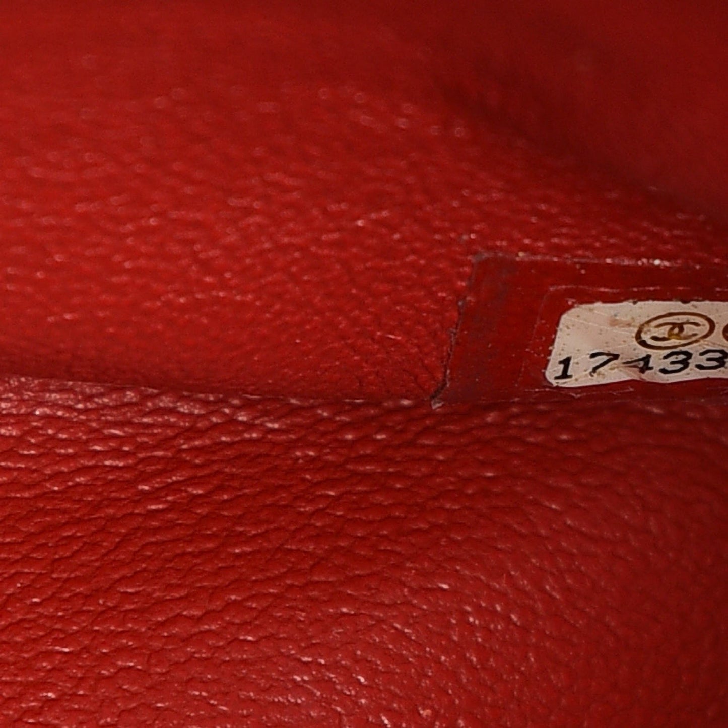 Lambskin Quilted Jumbo Double Flap Red