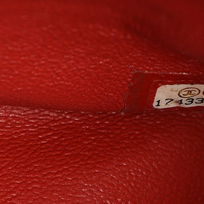 Chanel Lambskin Quilted Jumbo Double Flap Red 8 of 11