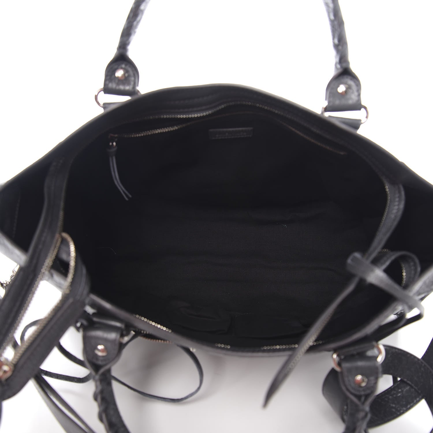 Balenciaga Agneau Classic Silver Hardware City Gris Fossile 4 of 9