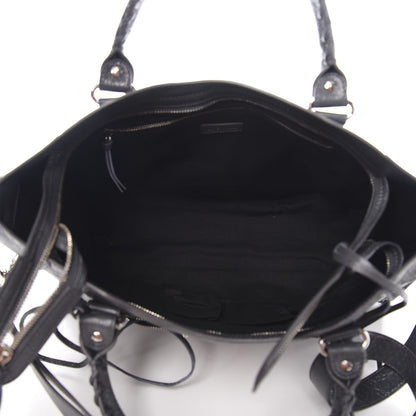 Balenciaga Agneau Classic Silver Hardware City Gris Fossile 4 of 9