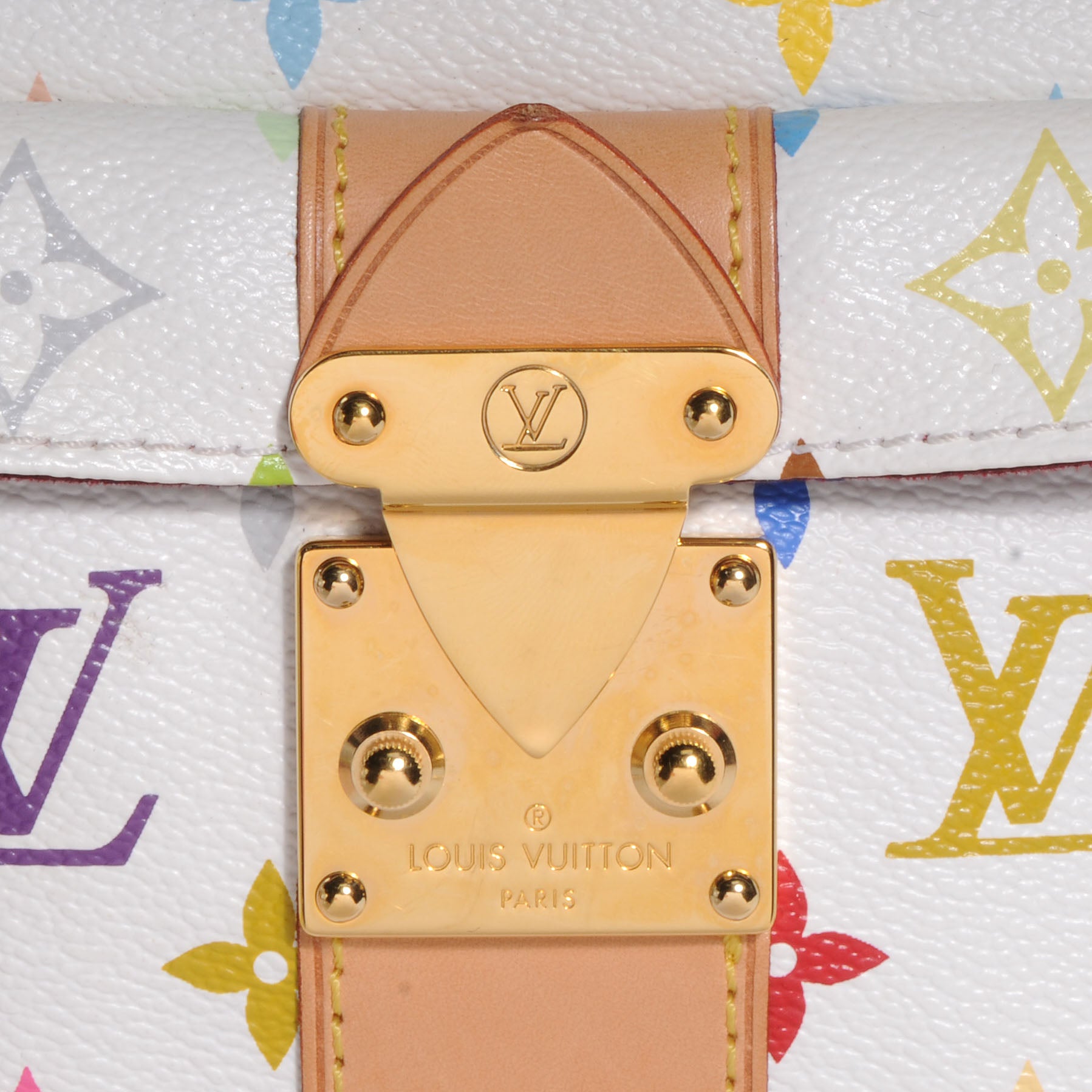 Louis Vuitton Monogram Multicolor Speedy 30 White 8 of 9