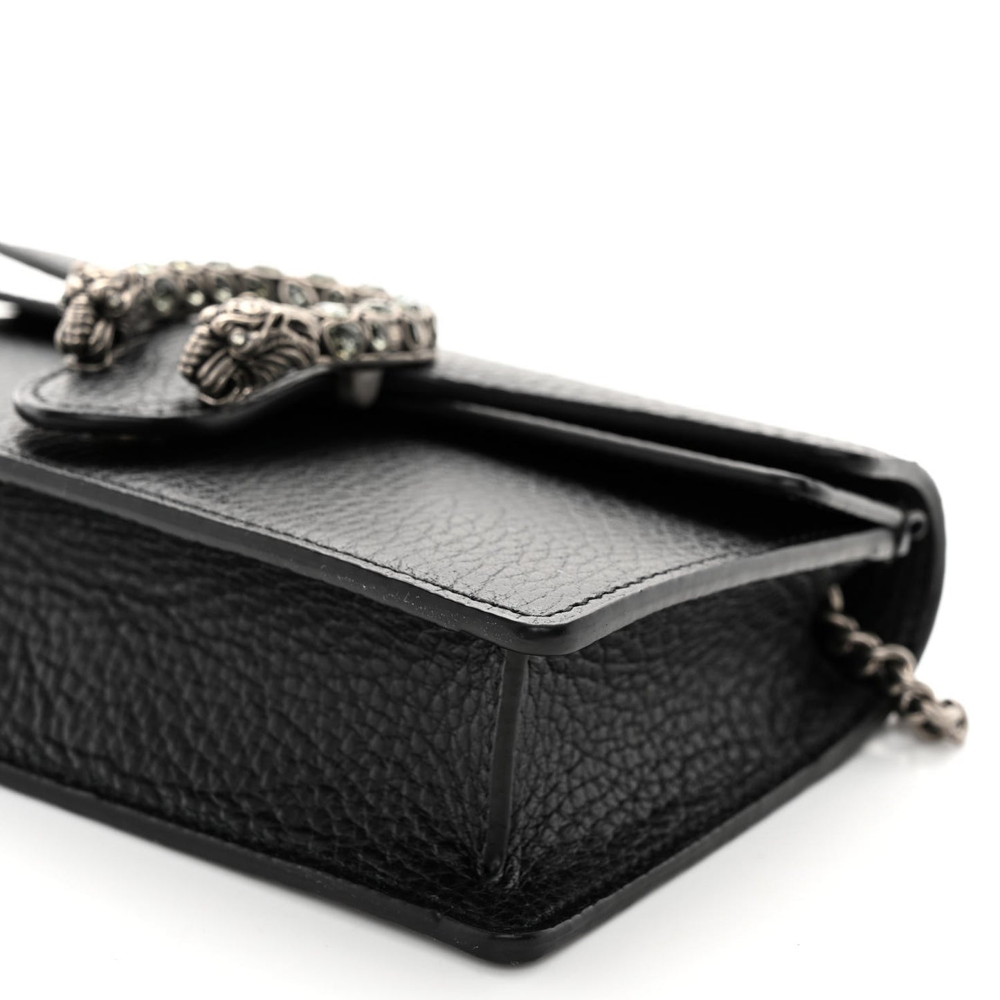 Calfskin Super Mini Dionysus Shoulder Bag Black