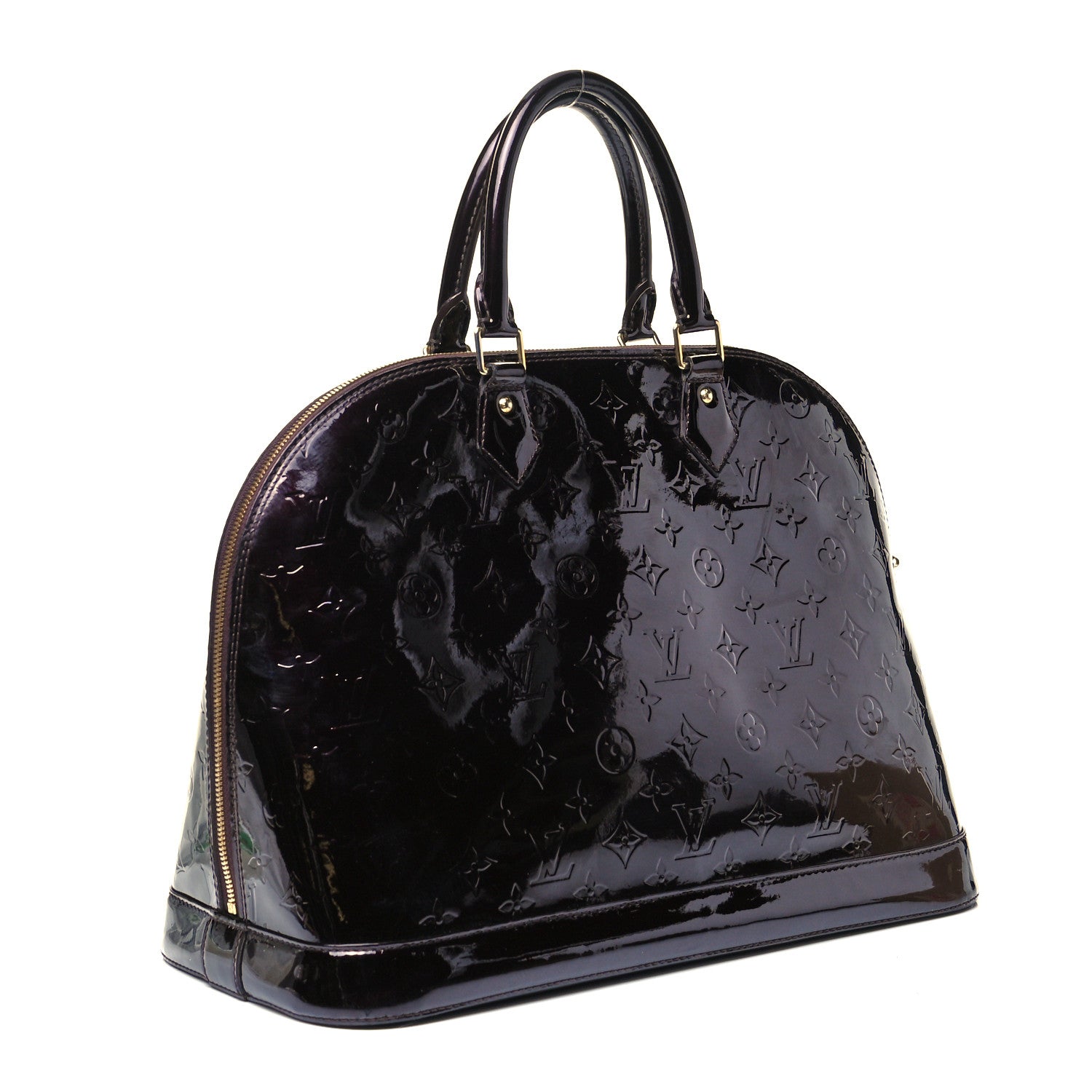 Louis Vuitton Vernis Alma GM Amarante 3 of 7