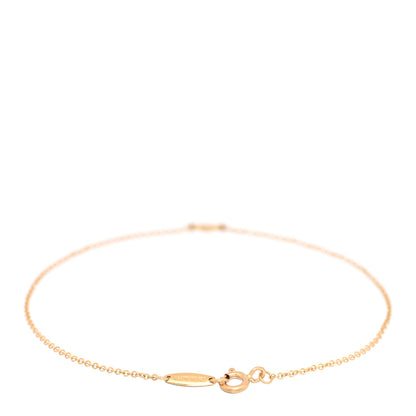 Tiffany 18K Yellow Gold Diamond .03ct Elsa Peretti Diamonds by the Yard Bracelet 1 of 4