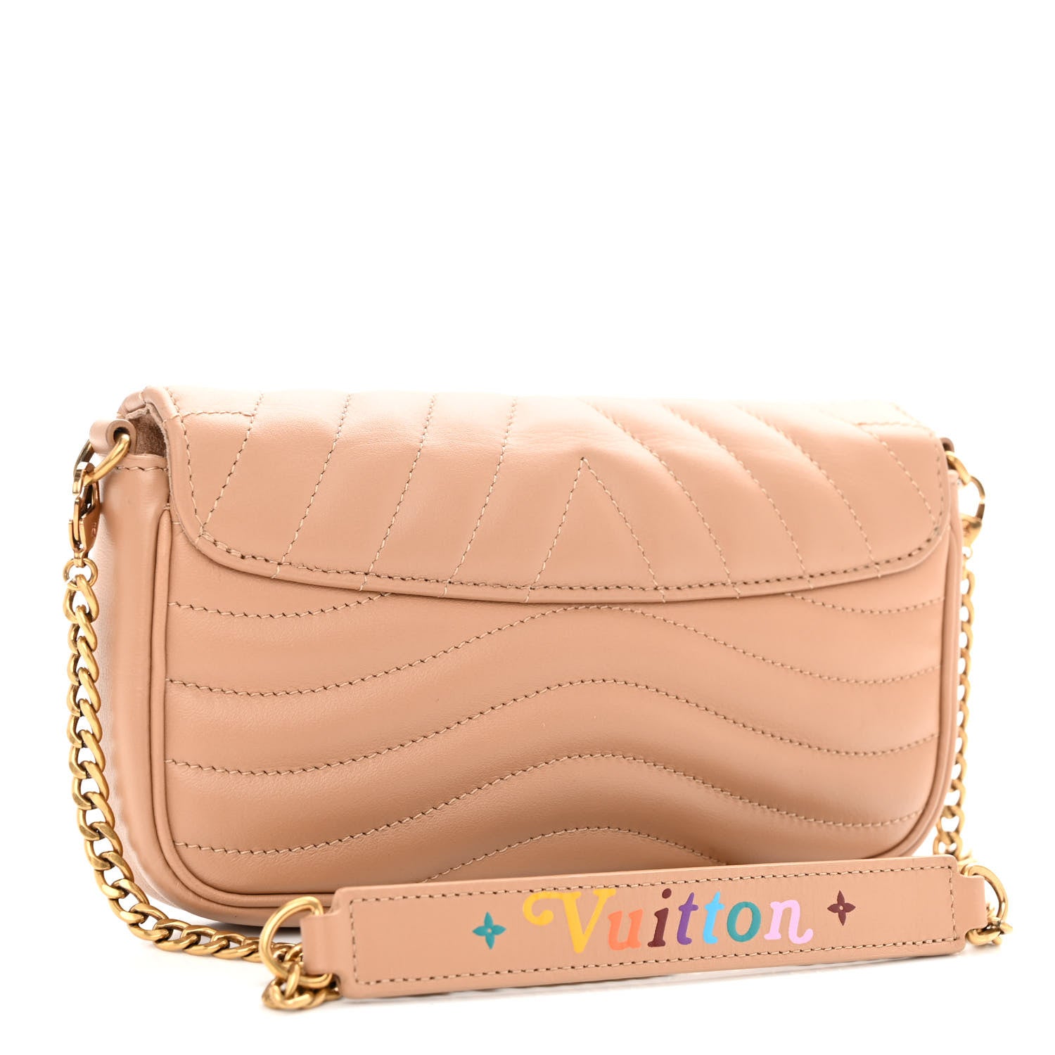 Louis Vuitton Calfskin New Wave Chain Pochette Arizona 3 of 9