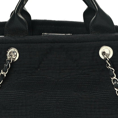 Chanel Canvas Large Double Face Shopping Tote Black 8 of 13