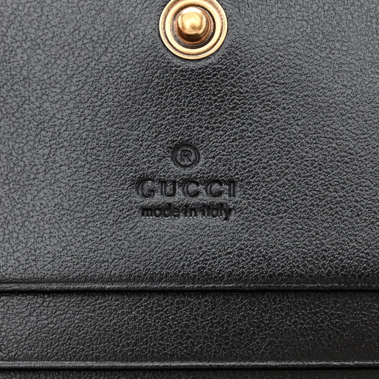 Calfskin Matelasse GG Marmont Mini Wallet On Chain Black