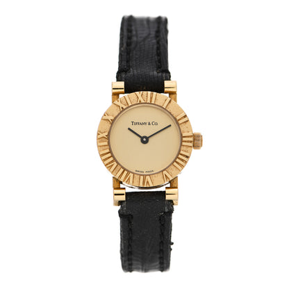 Tiffany 18K Yellow Gold Lizard 19mm Atlas Quartz Watch Gold 1 of 11