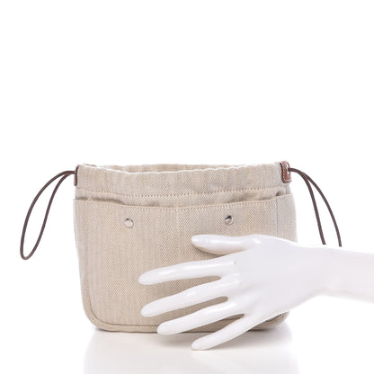Hermes Canvas Barenia Fourbi 20 PM Pouch Naturel Fauve 2 of 8