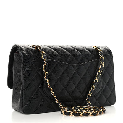 Chanel Caviar Quilted Medium Double Flap Black 2 of 8