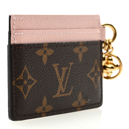 Louis Vuitton Monogram LV Charms Card Holder Rose Ballerine 3 of 6