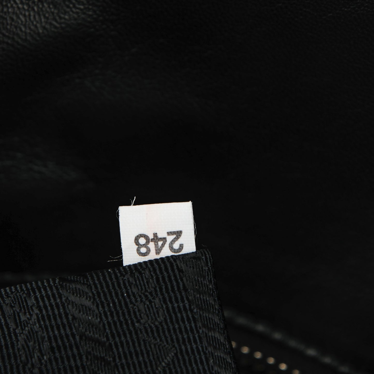 Calfskin Baiadera Striped Shopping Tote Black Caramel White