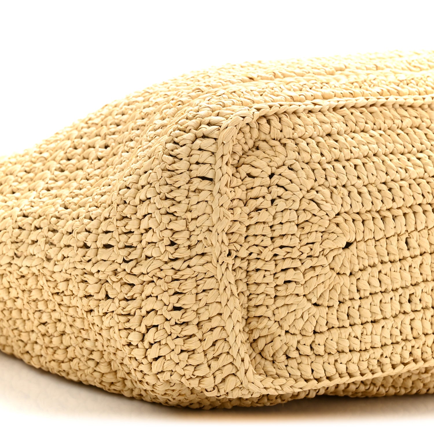Saint Laurent Raffia Rive Gauche Tote Natural 9 of 10