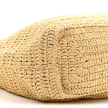 Saint Laurent Raffia Rive Gauche Tote Natural 9 of 10