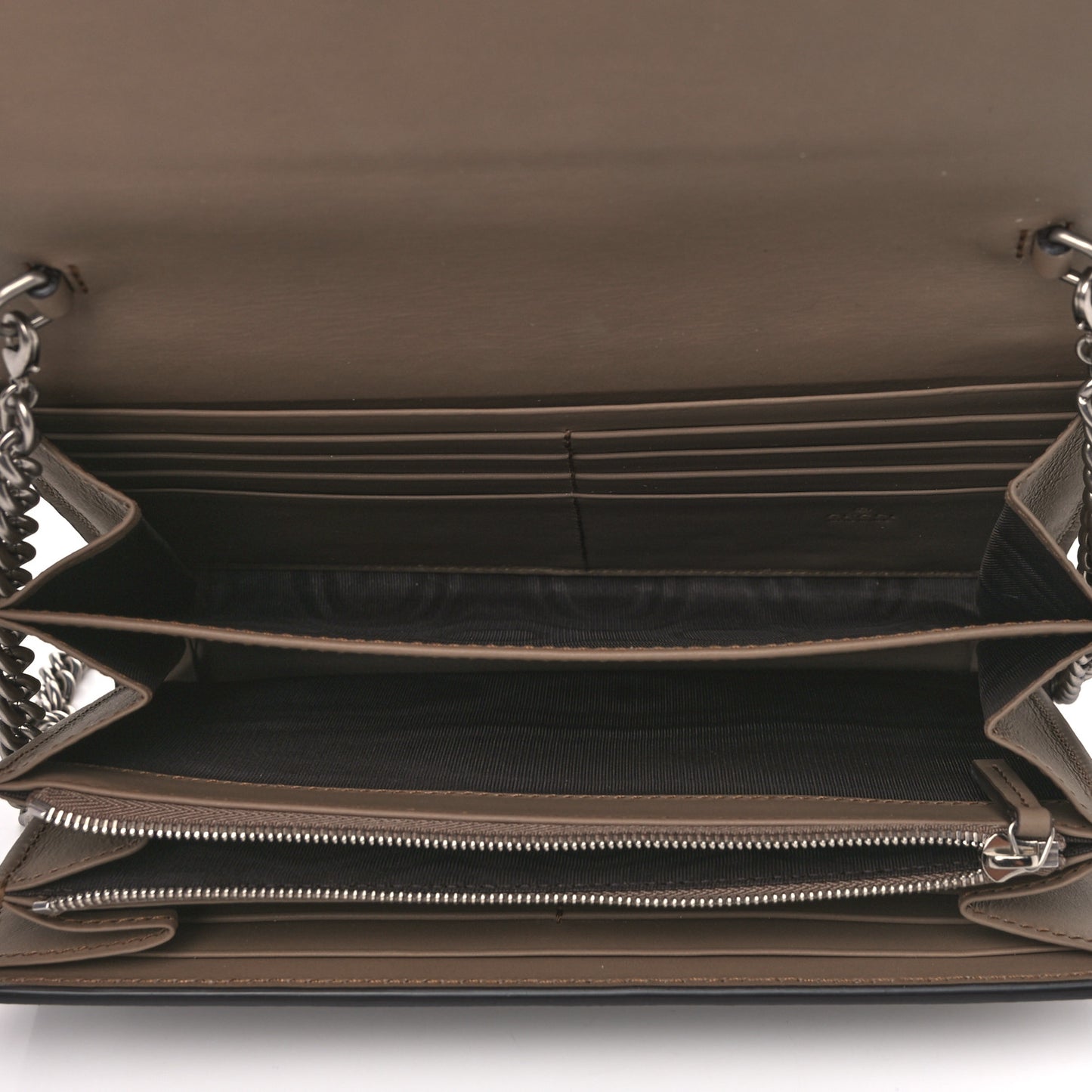 GG Supreme Monogram Dionysus Chain Wallet