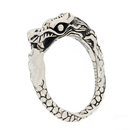 John Hardy Sterling Silver Naga Dragon Head Ring 51 5.75 3 of 7