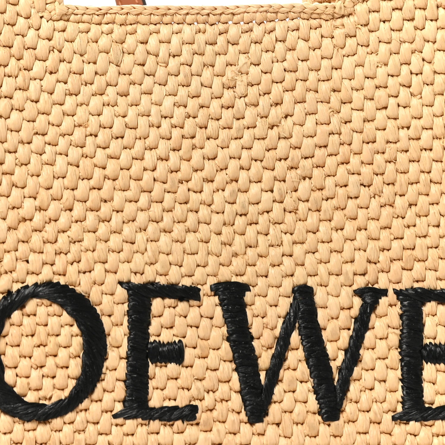 Loewe Raffia Paula's Ibiza Small Font Tote Natural Tan 7 of 9