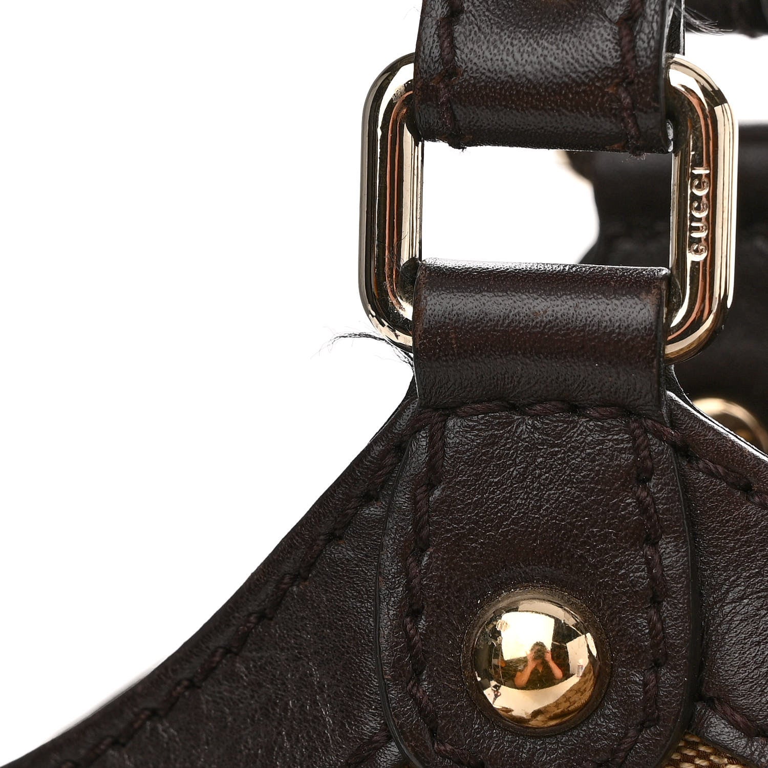 Gucci Monogram Medium Sukey Tote Dark Brown 15 of 15