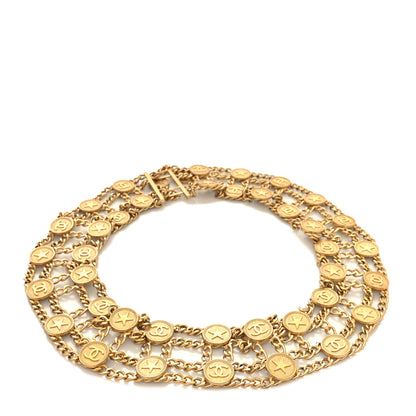 Chanel Chain Wide CC Star Medallion Belt Gold 1 of 5