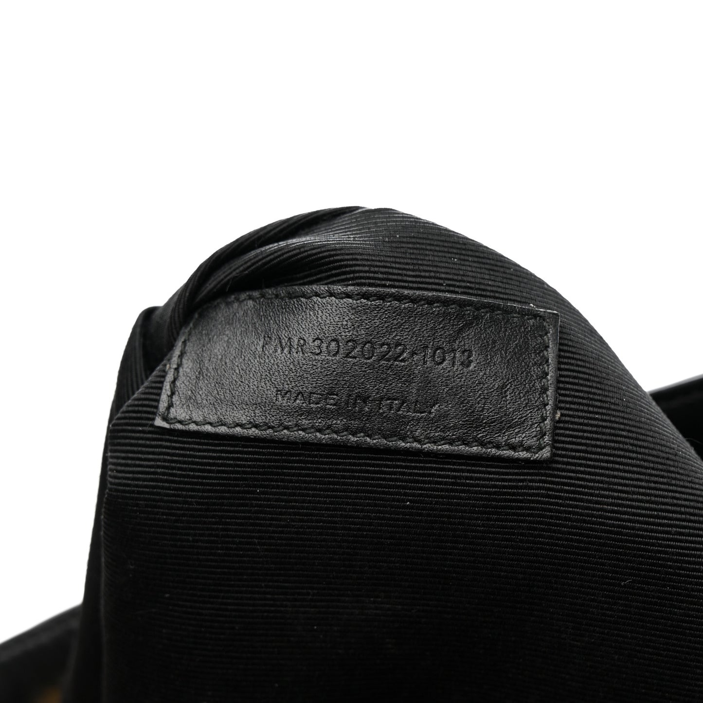 Smooth Calfskin Matelasse Chevron Monogram Shopping Bag Black