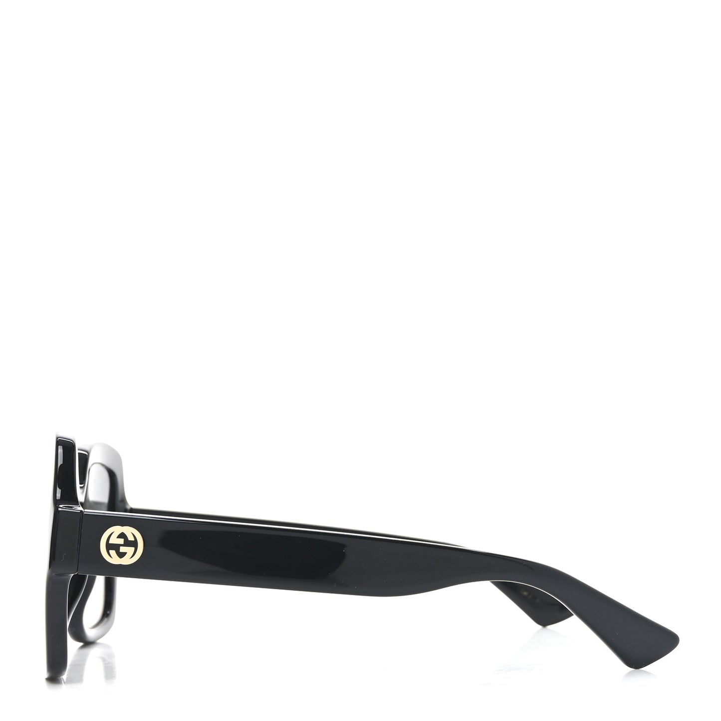 Acetate Square Frame Sunglasses GG1337S Black