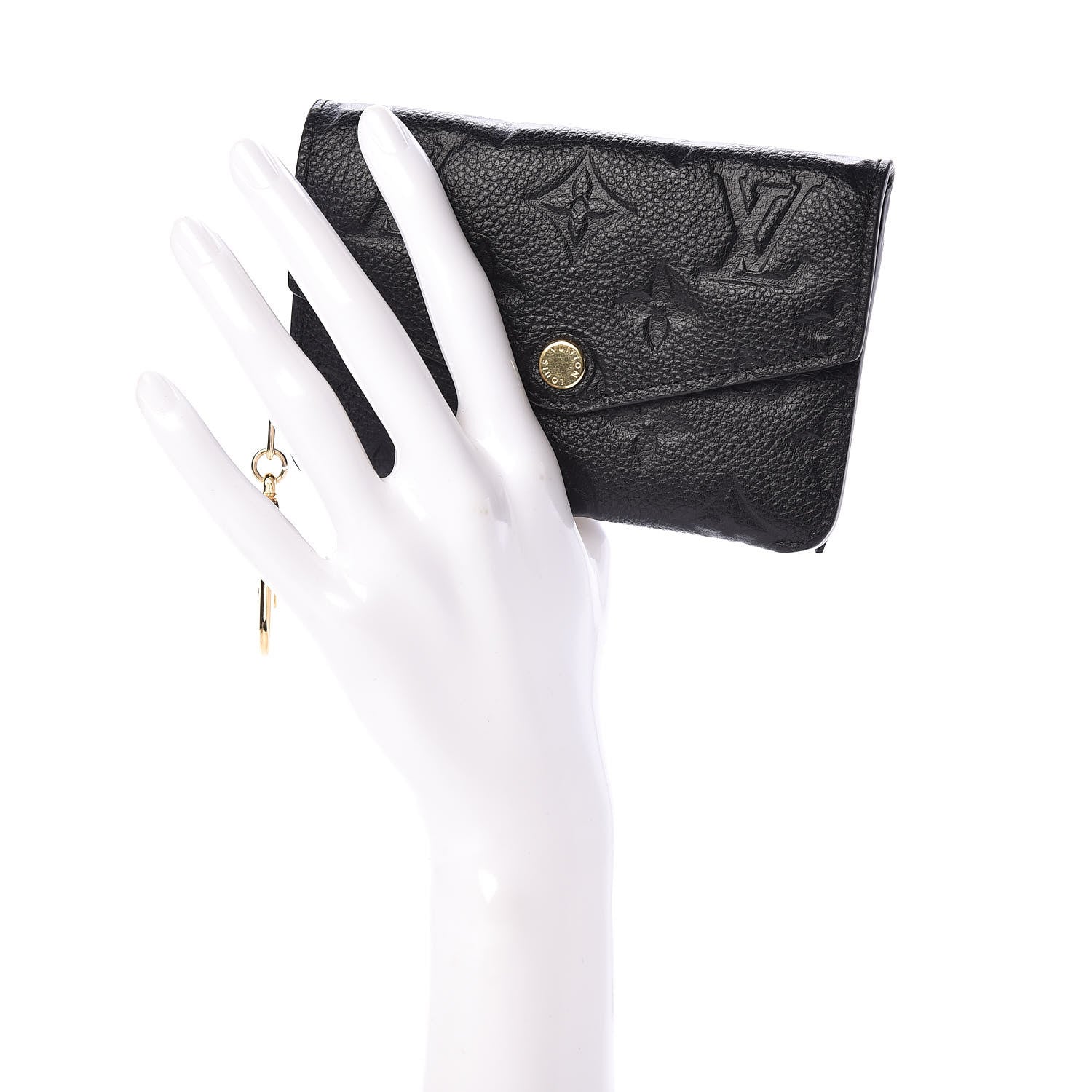 Louis Vuitton Empreinte Key Pouch Black 2 of 6