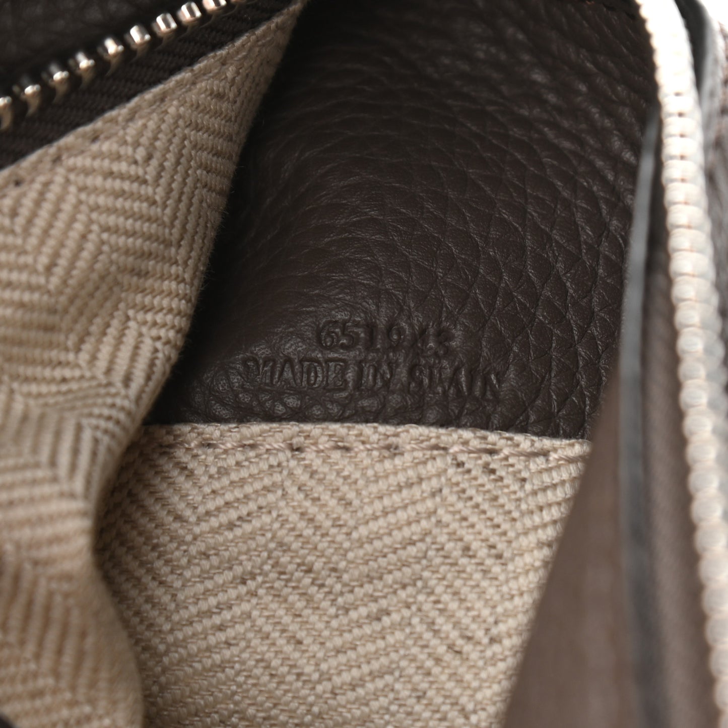 Calfskin Small Puzzle Bag Dark Taupe