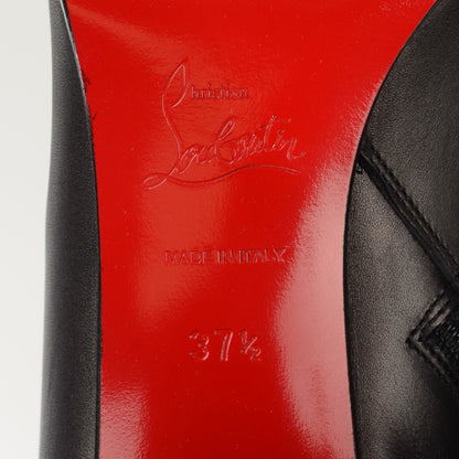 Christian Louboutin Calfskin Yvonna 60 Tall Boots 37.5 Black 7 of 8