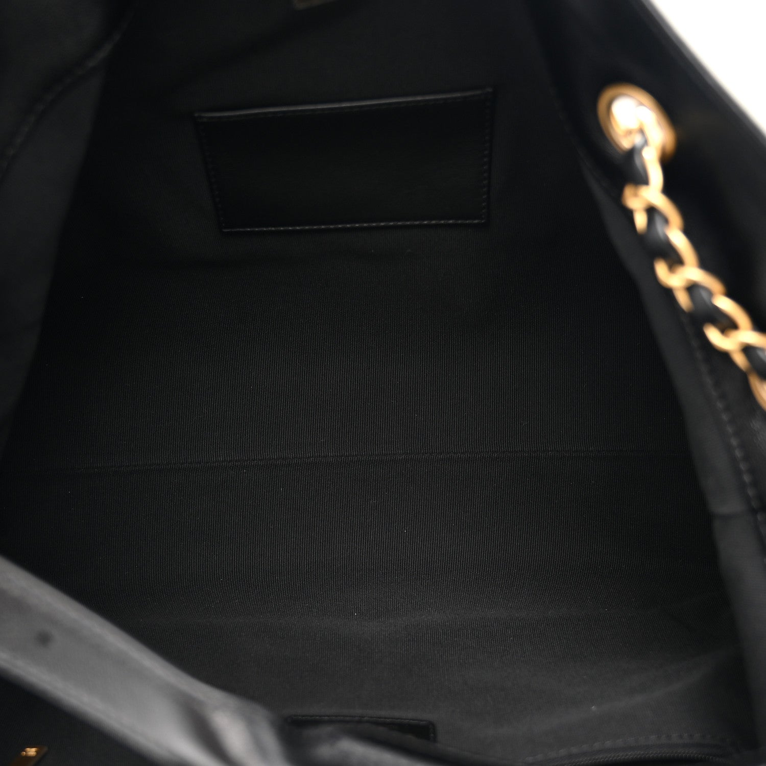 Chanel Suede Calfskin Shiny Lambskin Quilted Small Coco Base Shopping Bag Grey Black 5 of 10