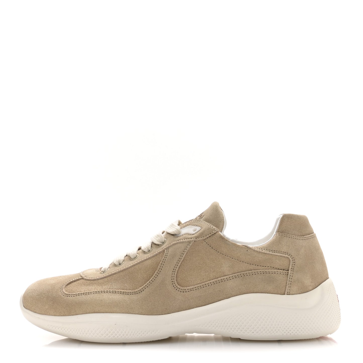 Suede Mens America's Cup Sneakers 11 Beige