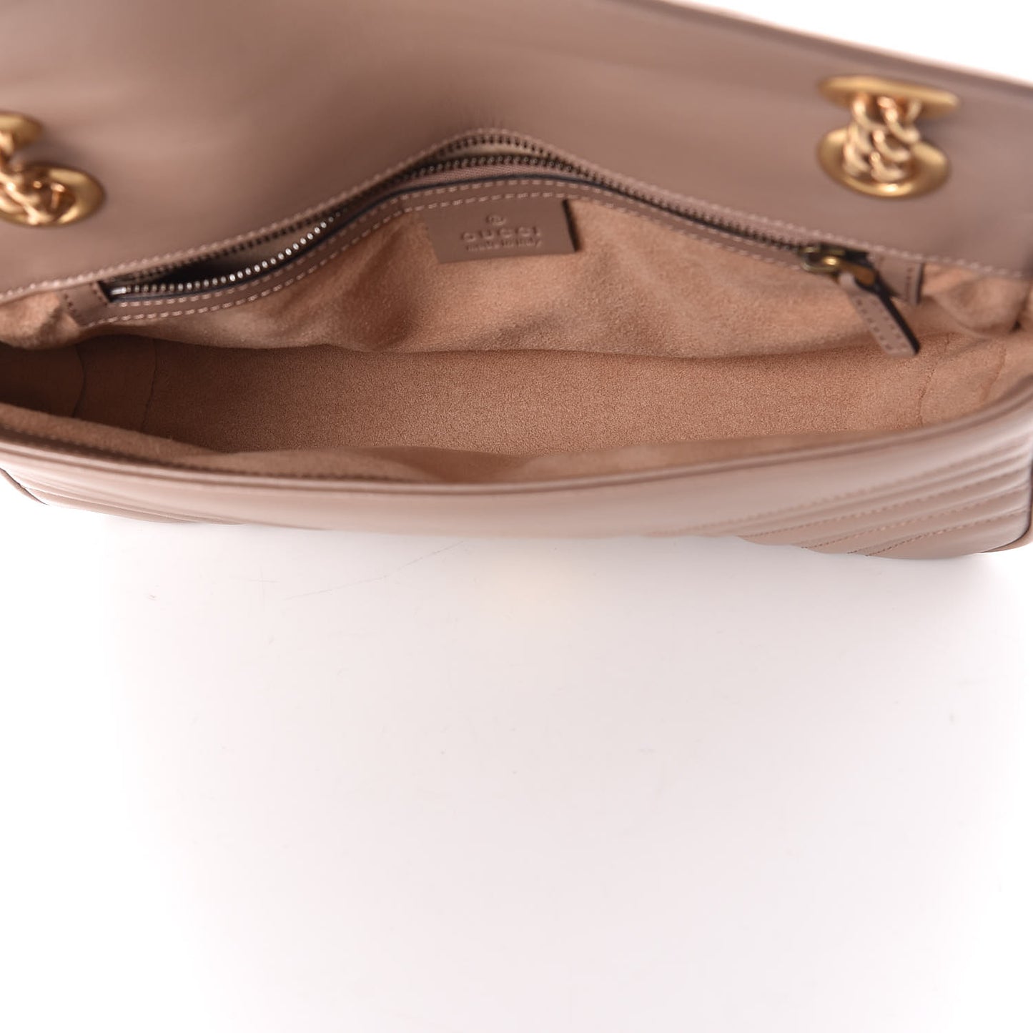 Calfskin Matelasse Small GG Marmont Shoulder Bag Porcelain Rose