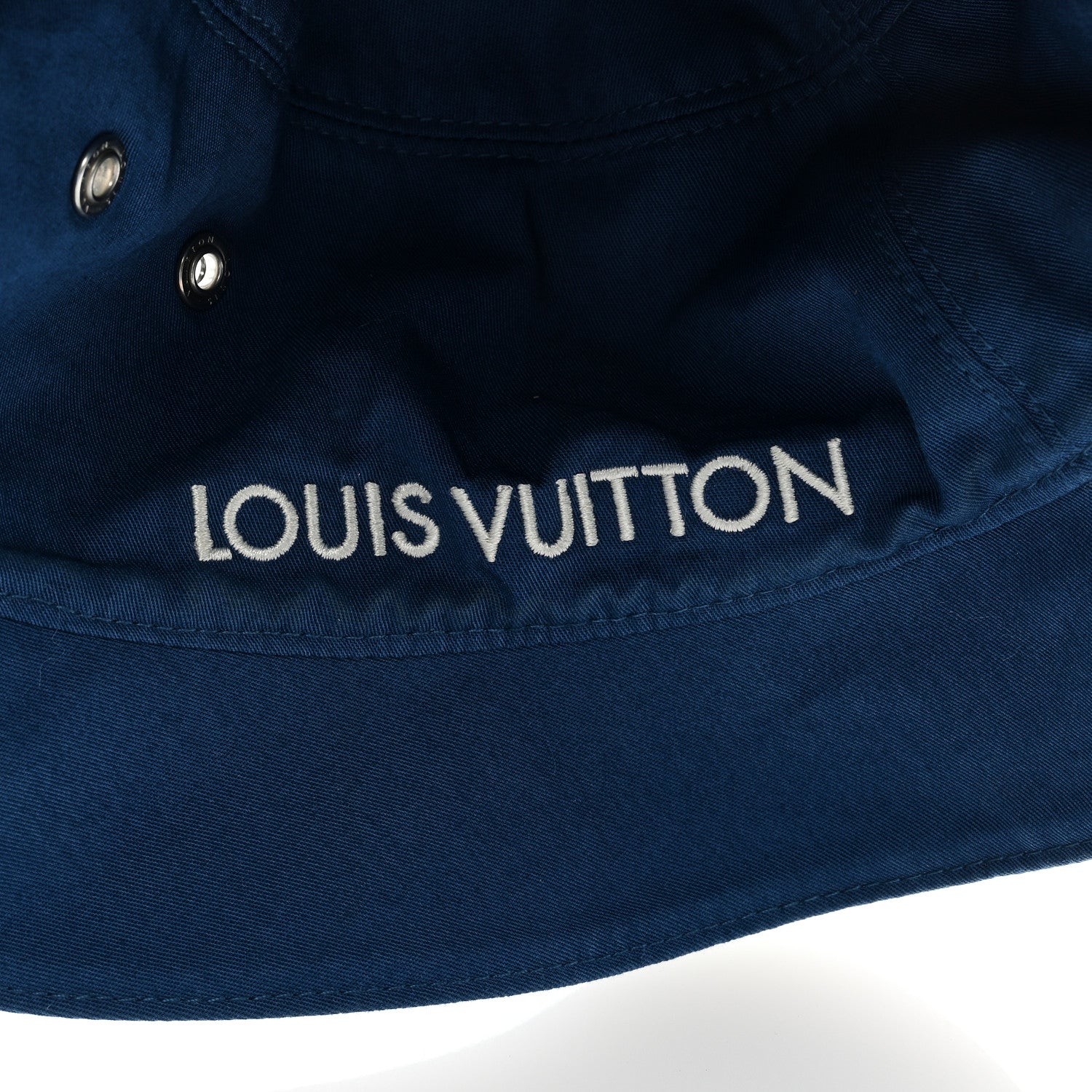 Louis Vuitton Monogram Denim Transformable Bob Bucket Hat 62 Blue 6 of 6