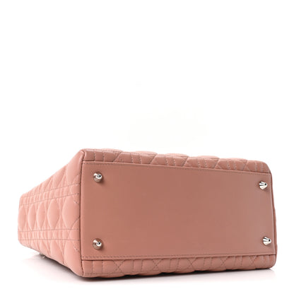 Christian Dior Lambskin Cannage Medium Lady Dior Bois de Rose 4 of 10
