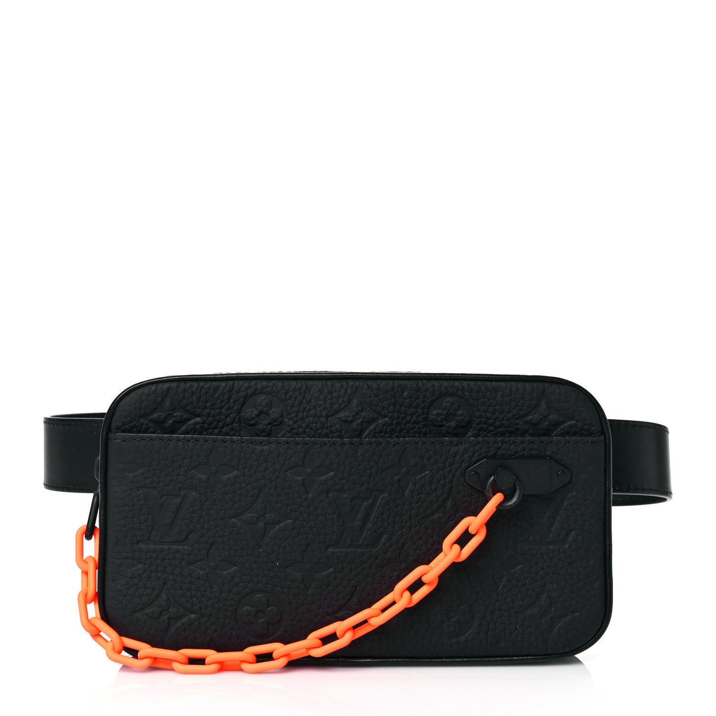 Taurillon Monogram Uniformes Solar Ray Soft Pochette Volga Belt Bag Black