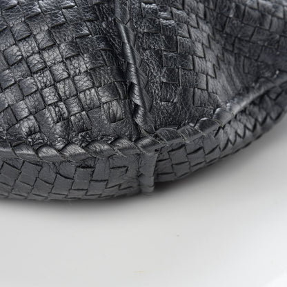 Bottega Veneta Cervo Intrecciato Large Simple Hobo Gunmetal 9 of 9