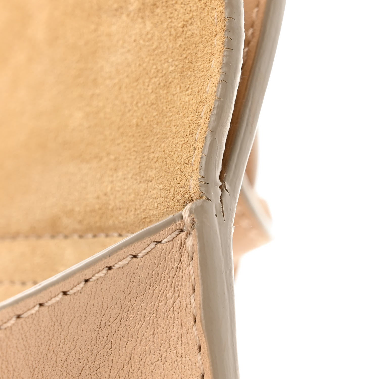 Chloe Calfskin Mini Georgia Crossbody Bag Beige 13 of 17