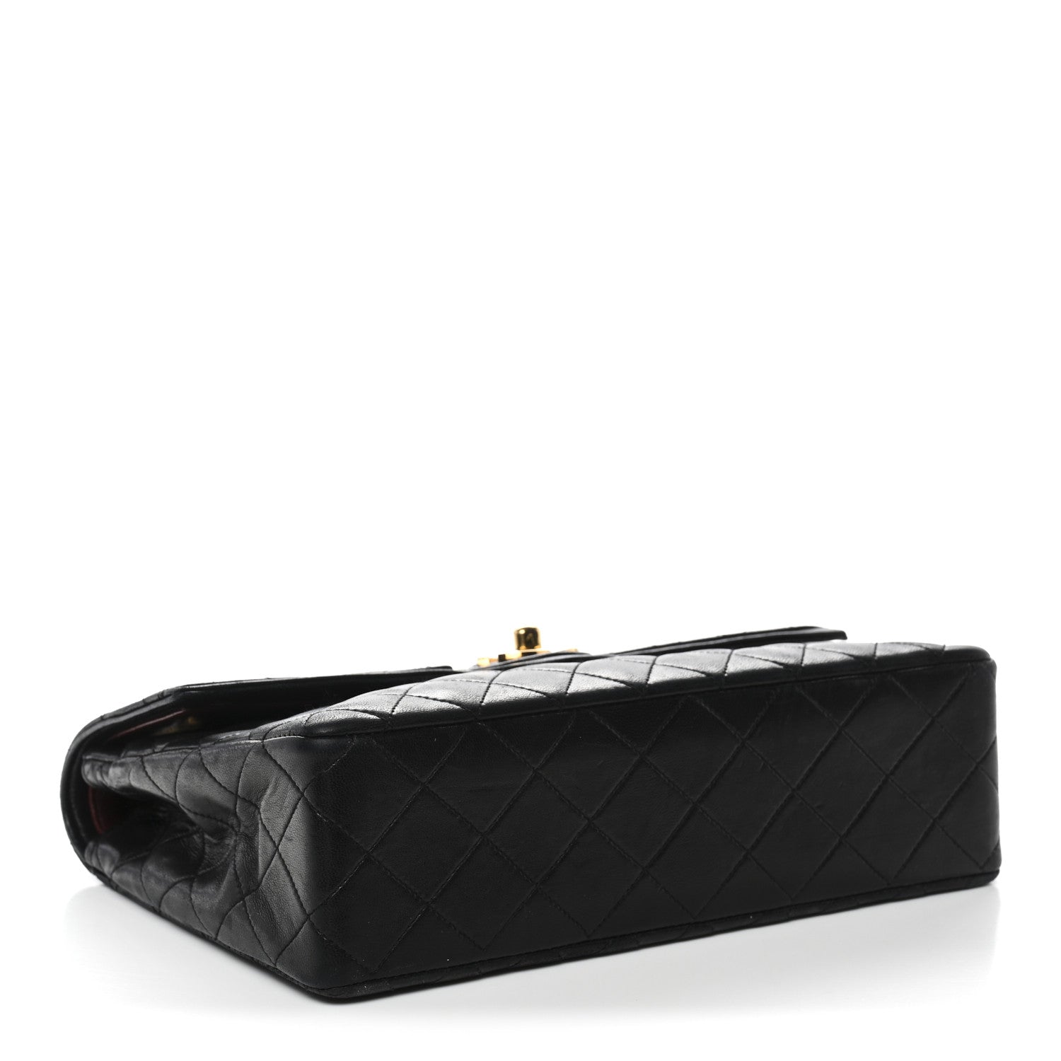 Chanel Lambskin Quilted Medium Single Flap Black 4 of 13