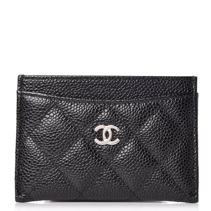 Chanel Caviar Quilted Card Holder Black 1 of 9