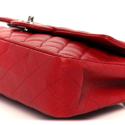 Chanel Caviar Quilted Medium Double Flap Red 11 of 11