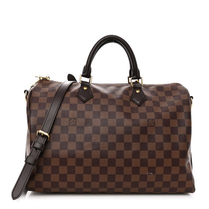Louis Vuitton Damier Ebene Speedy Bandouliere 35 1 of 11