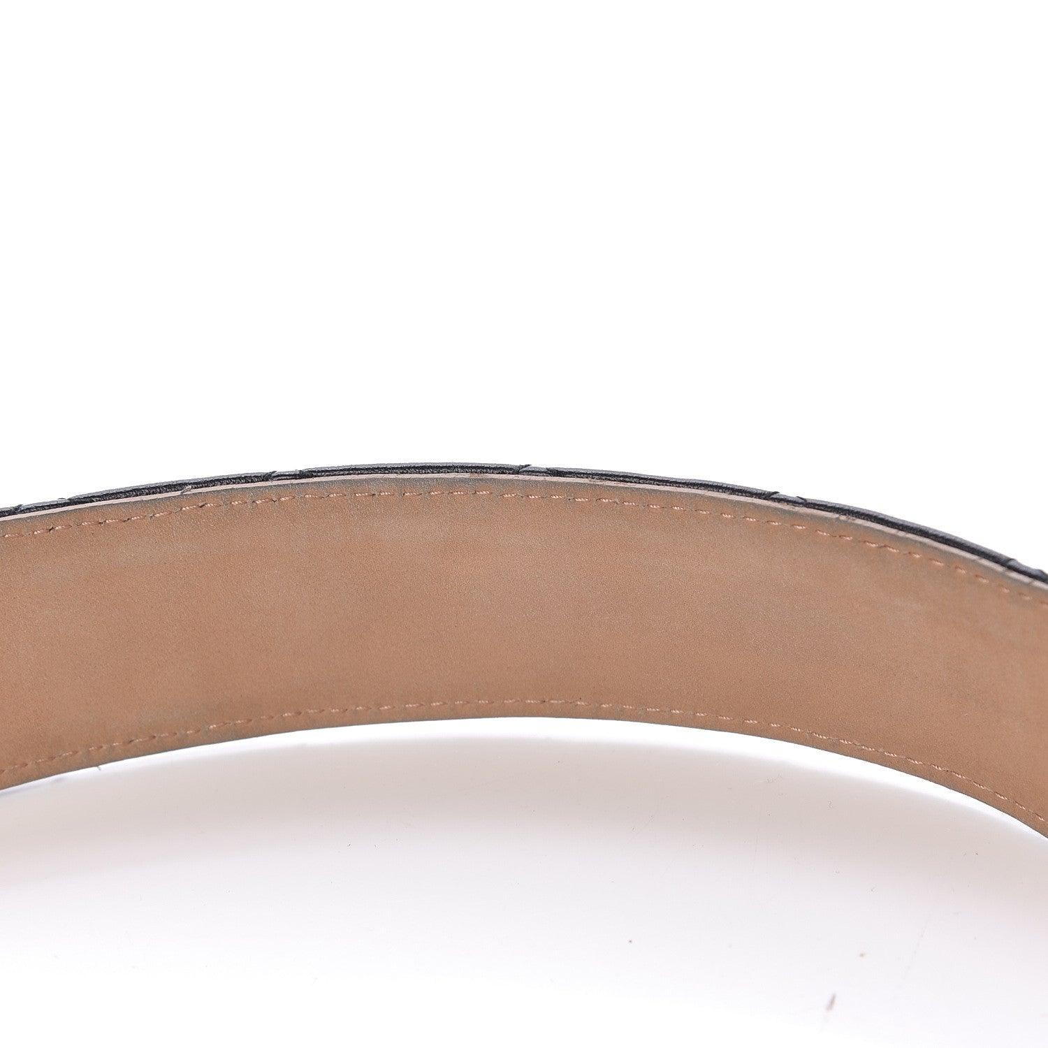 Chanel Lambskin Quilted CC Belt 80 32 Black 7 of 9
