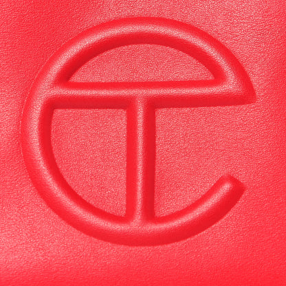 Telfar Vegan Leather Small Shopping Bag Red 7 of 11