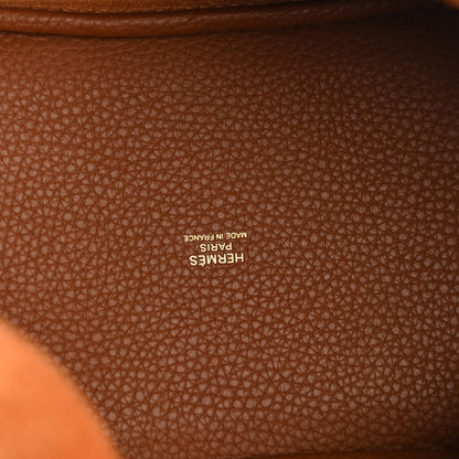 Hermes Taurillon Clemence Picotin Lock 18 PM Gold 5 of 11