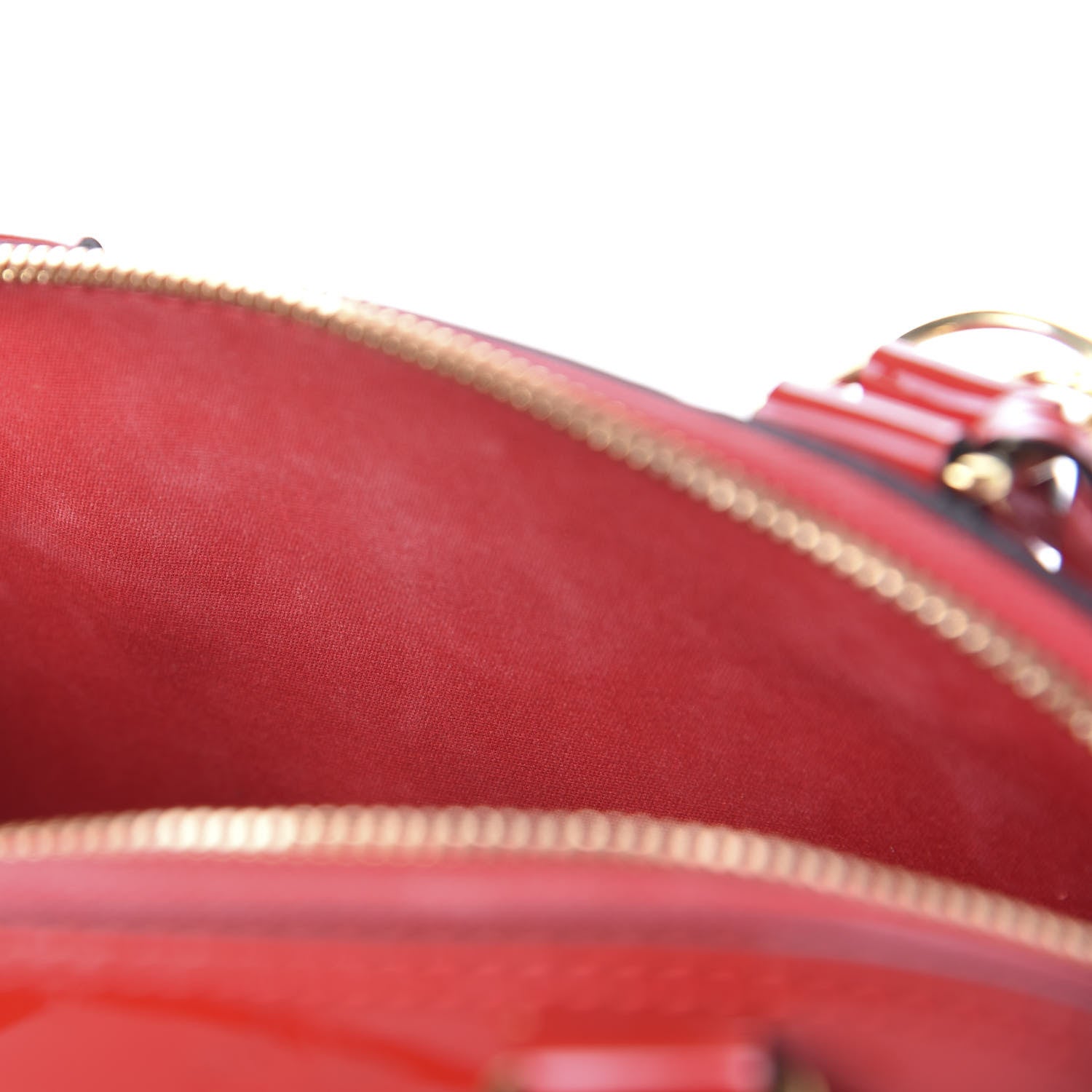 Louis Vuitton Vernis Alma BB Cherry 10 of 12