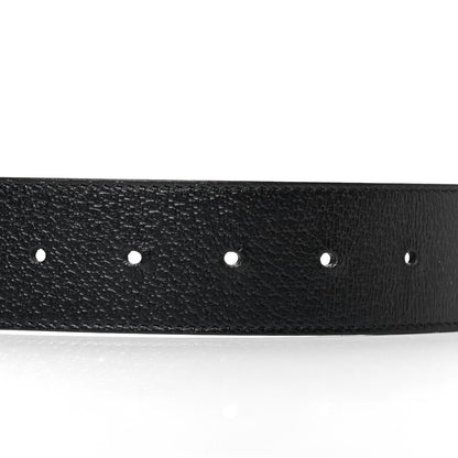Gucci Textured Dollar Calfskin Double G 40mm Belt 70 28 Black 4 of 4