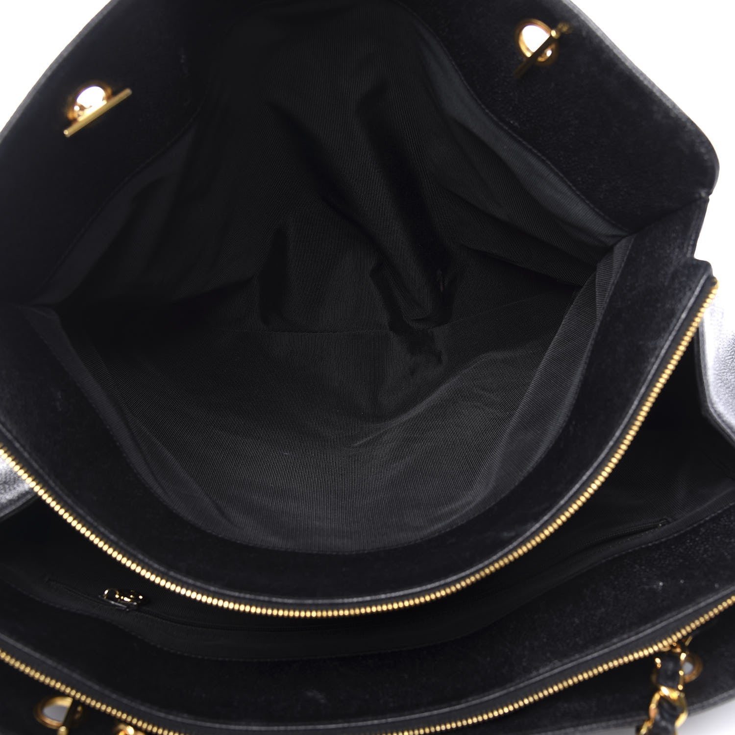 Chanel Caviar XL Weekender Bag Black 5 of 12