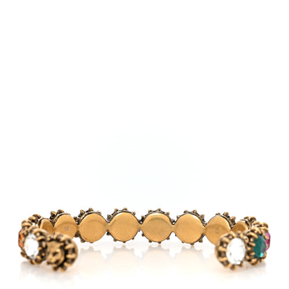 Gucci Crystal Bracelet Aged Gold Multicolor 3 of 6