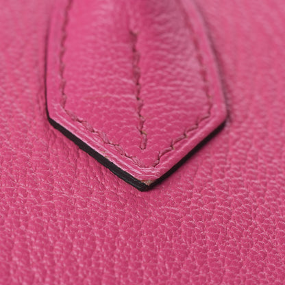 Hermes Chevre Mysore Horseshoe Birkin 30 Rose Tyrien Ultraviolet 32 of 35