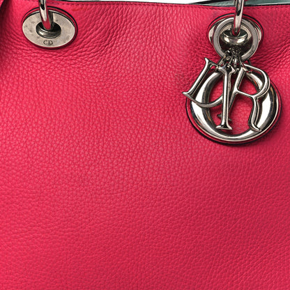 Christian Dior Calfskin Medium Diorissimo Tote Fuchsia 8 of 11